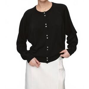 NEW MARLE babette cardigan in black